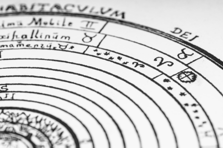 Astrological background, star circleの写真素材