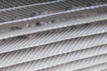Dirty filter cyclonic vacuum cleaner. HEPA filter