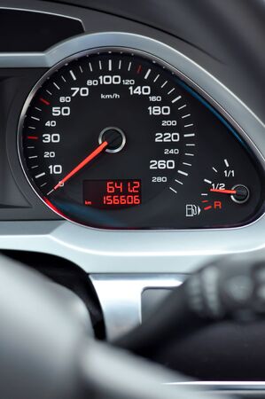 Car speedometer interior detailの写真素材