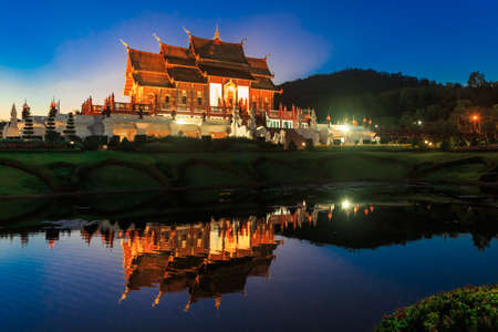 Royal Pavilion, The Royal Park Rajapruek, Chiang Mai, Thailandのeditorial素材