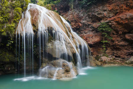 Kor Luang Waterfall, Chiang Mai, Thailandの写真素材