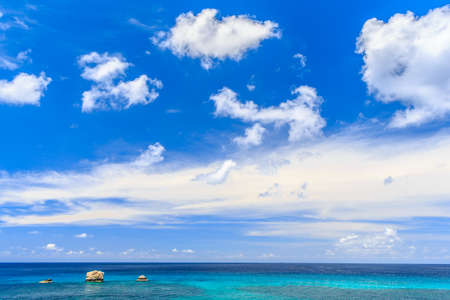 Beautiful sea at tropical island, Koh Tao, Thailand