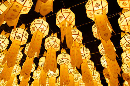 Thai style lanternの写真素材