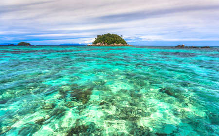 Crystal clear sea of tropical island, Similan, Thailand