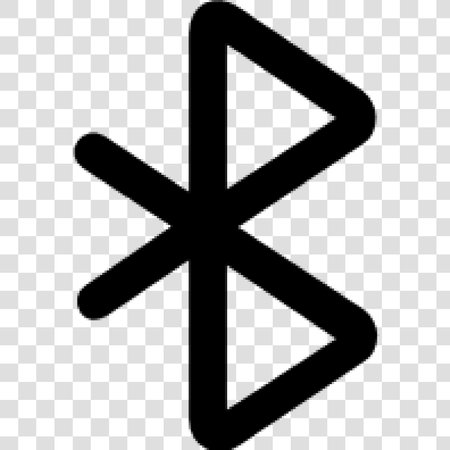 arrows. simple linear icon. Black symbol on transparent background.のイラスト素材