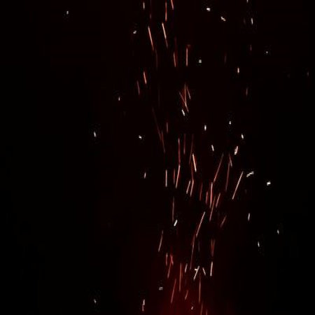 sparks from the fireworks at night as an abstract background.のイラスト素材