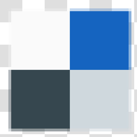 Vector illustration of abstract geometric background with squares in blue and gray colorsのイラスト素材