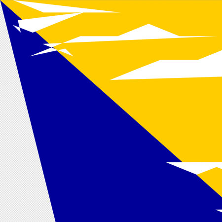 Flag of Bosnia and Herzegovina on abstract background. Vector illustration.のイラスト素材