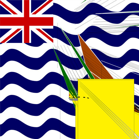 Flag of the United Kingdom of Great Britain and Northern Ireland. Vector illustrationのイラスト素材