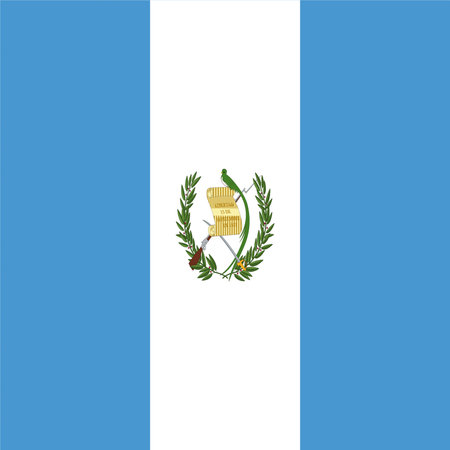Guatemala flag in official colors and Proportion Correctly.のイラスト素材