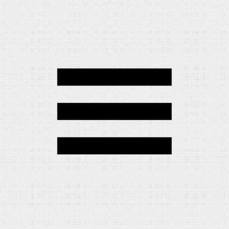 Text align icon on a white background with a black line. Vector illustrationのイラスト素材