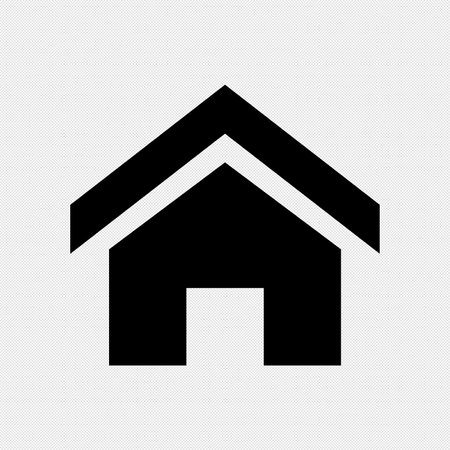 Home icon on a white background. Vector illustration. Eps 10.のイラスト素材