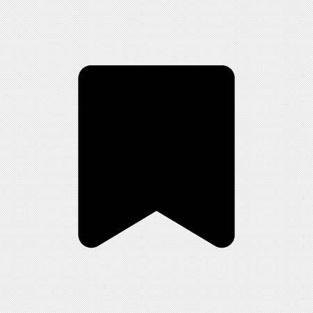 Bookmark icon on a white background. Vector illustration. Eps 10のイラスト素材