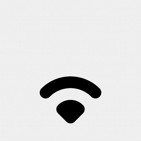 Wifi sign. Wi-fi symbol. Wireless Network icon.のイラスト素材