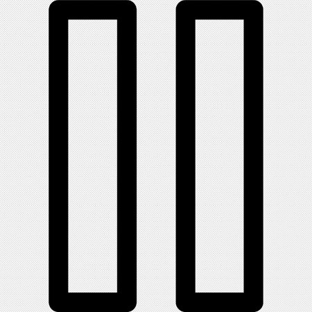 Loading bar icon. Flat style black icon. Isolated on white background.のイラスト素材