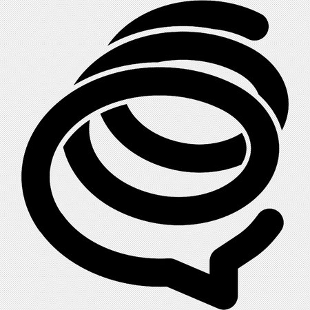 Infinity sign illustration. Vector black icon on a white background.のイラスト素材