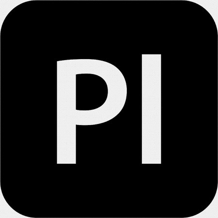 Parking sign. Vector. White icon on a black background.のイラスト素材