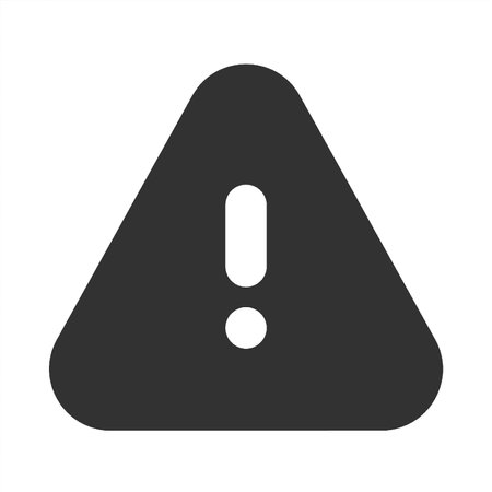 Warning sign icon. Exclamation mark. Hazard warning symbol. Flat design.のイラスト素材