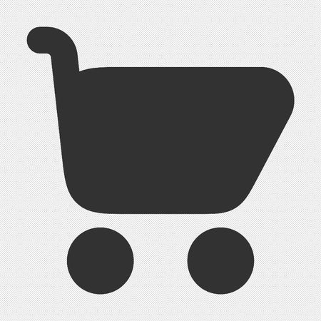 Shopping Cart Icon. Flat Vector Illustration. EPS 10.のイラスト素材