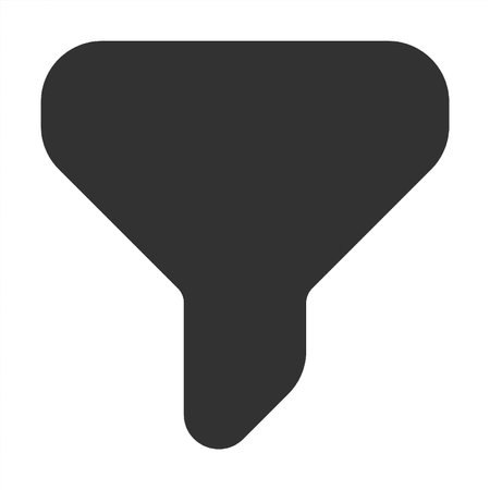 Filter flat icon, vector graphics, a solid pattern on a white background, eps 10.のイラスト素材