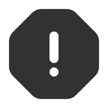 Exclamation mark icon, vector illustration. Flat design styleのイラスト素材