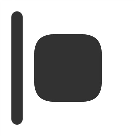 Stop sign icon, vector illustration. Flat design style eps 10