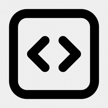 Arrow Left Icon. Flat Vector Icon Isolated on Black Backgroundのイラスト素材