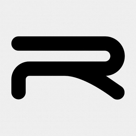 Bicycle seat sign. Black dotted vector icon on white background.のイラスト素材