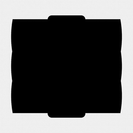 Camera Icon. Black Contour on White Isolated Background. Vector Illustrationのイラスト素材