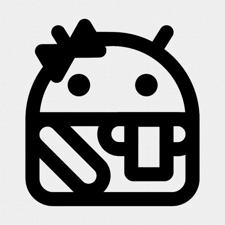 Coffee Shop Icon Isolated on Black Background. Vector Illustrationのイラスト素材