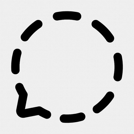 Circular arrows sign. Rotation, rotation, cycle concept icon.のイラスト素材