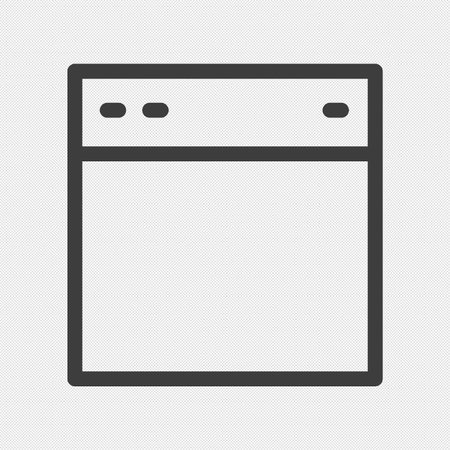 Stove icon. Simple illustration of stove vector icon for web designのイラスト素材