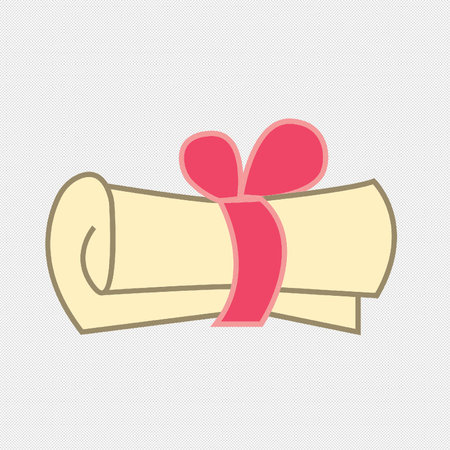 Diploma icon. Diploma icon. Diploma icon. Diploma iconのイラスト素材