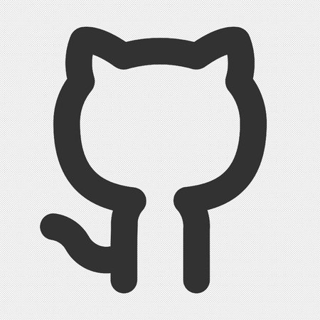 Cat sign icon. Animal symbol. Flat design style. Made in vector illustrationのイラスト素材