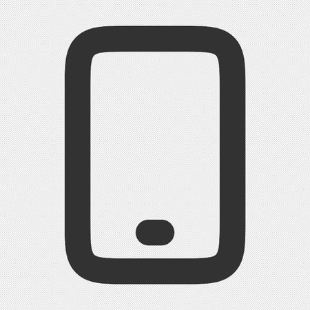 Smartphone icon. Flat design style. Made in vector illustration.のイラスト素材