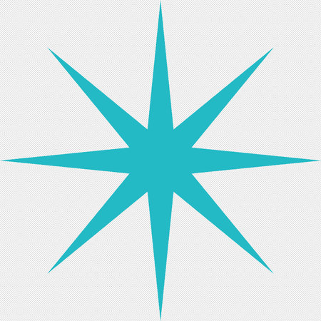 Star sign icon. Favorite button. Navigation symbol. Seamless abstract background with geometric shapes. Vector illustrationのイラスト素材