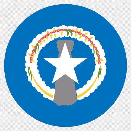 United States of America Flag Icon on a gray background. Vector illustrationのイラスト素材