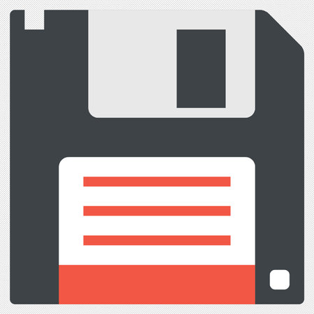 Floppy Disk Icon. Vector EPS 10. Flat design style eps 10のイラスト素材