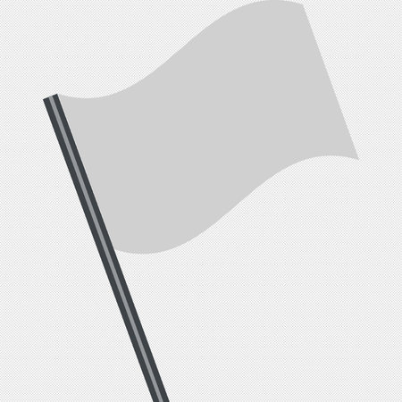 Flag icon on a white background. Flat design style eps 10のイラスト素材