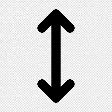 Arrow icon on a white background. Vector illustration. Eps 10のイラスト素材