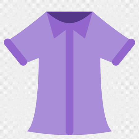 Polo shirt icon. Simple illustration of polo shirt vector icon for webのイラスト素材