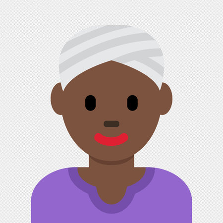 African american man with a bandage on his head. Vector illustrationのイラスト素材