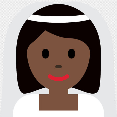 African american woman avatar. Vector illustration in flat design style.のイラスト素材