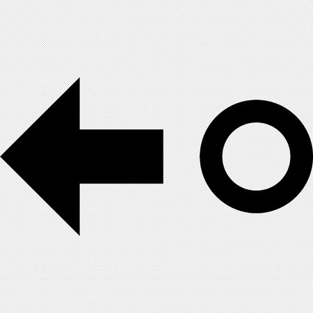 Arrow left or right icon. Flat style. Made in vector illustrationのイラスト素材