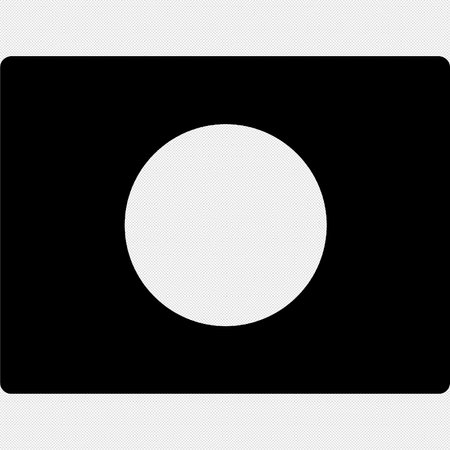 Camera sign illustration. Vector. Black icon on a white background.のイラスト素材