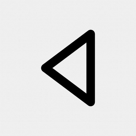 Play button icon on a white background. Flat design style eps 10のイラスト素材