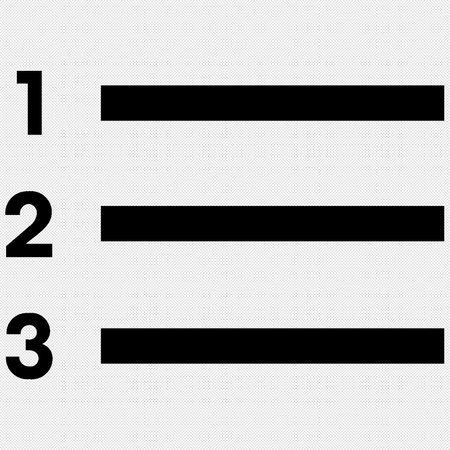 Text file sign. Black icon on a white background. Vector illustrationのイラスト素材