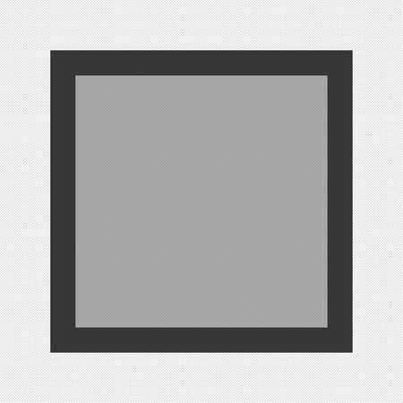 Photo frame on the background of a gray fabric. Vector illustration.のイラスト素材