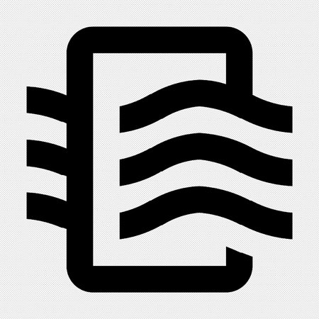 Data Transfer Icon. Black Contour Design. Vector Illustration.のイラスト素材