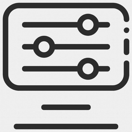 Settings icon. Flat design style. Made in vector EPS 10.のイラスト素材